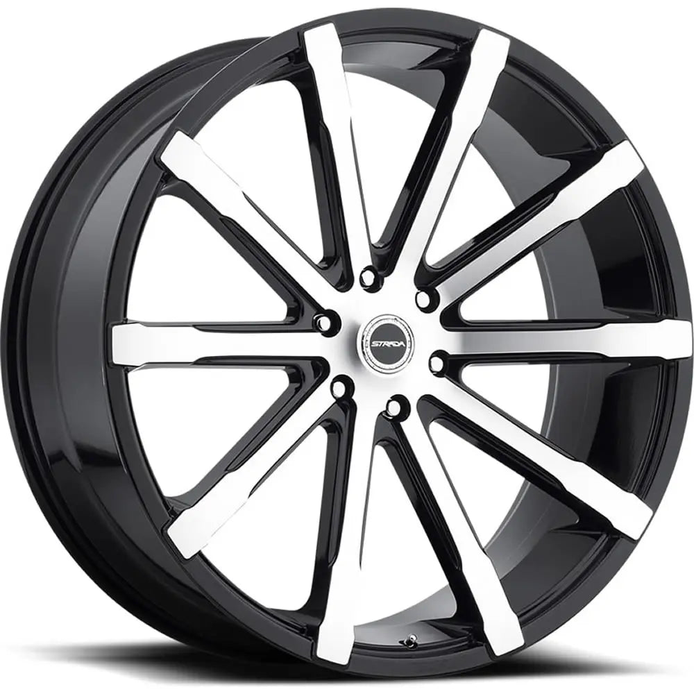 Strada Osso Black Machined wheel