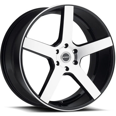 Strada Perfetto Black Machined wheel