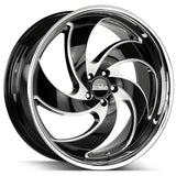Strada Retro 5 Black Milled wheel