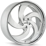 Strada Retro 5 White Machined wheel
