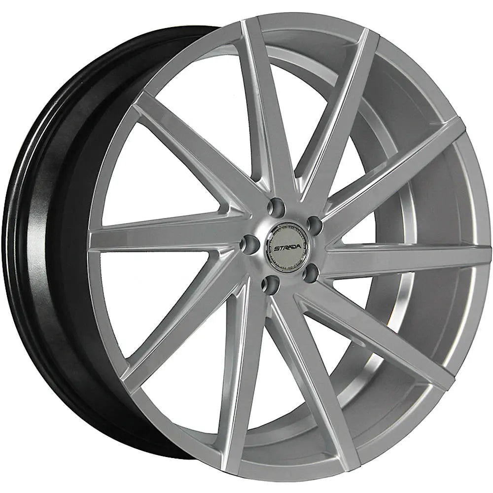 Strada Sega S41 Silver Machined wheel