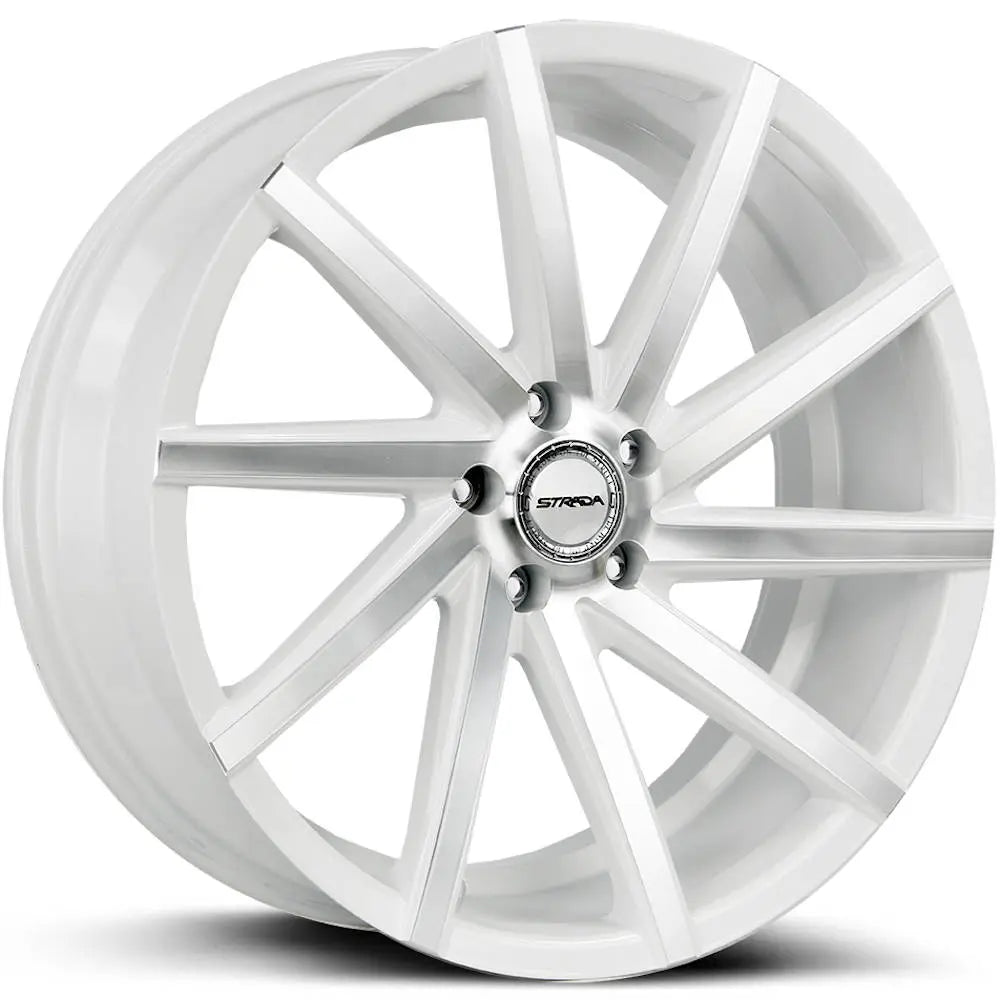 Strada Sega White Machined wheel