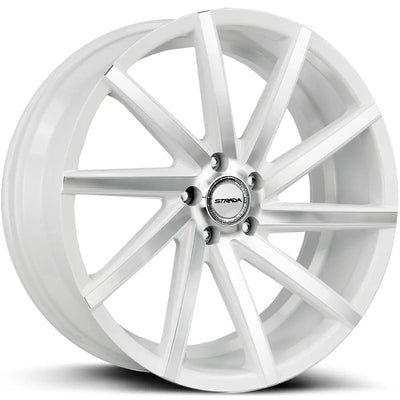 Strada Sega White Machined wheel