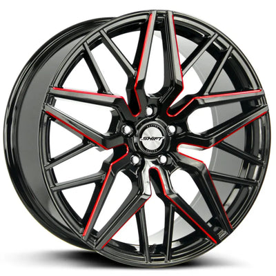 Shift Spring Black/Red wheel
