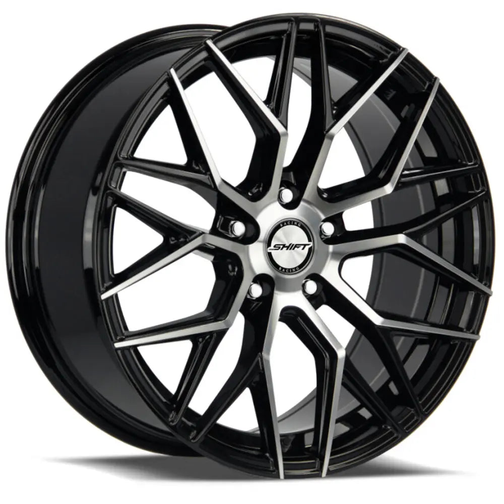 Shift Spring H33 18x8 35mm Gloss Black Machined – TFS Wheels