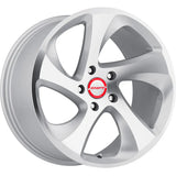 Shift Strut Silver Machined wheel