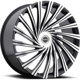 Strada Tornado S49 Black Machined wheel