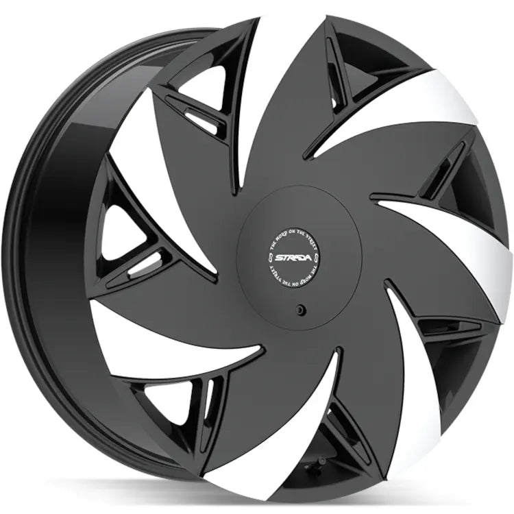 Strada Turbina Black Machined wheel