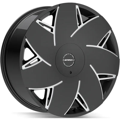 Strada Turbina Black Milled wheel