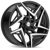 Shift Valve H36 Black Machined wheel