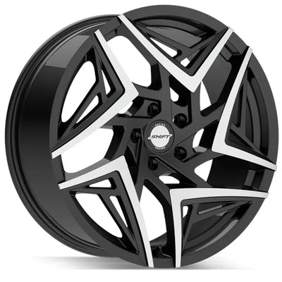 Shift Valve H36 Black Machined wheel