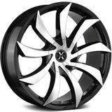 Xcess X01 Black Machined wheel
