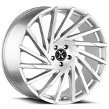 Xcess X02 Brushed Silver wheel