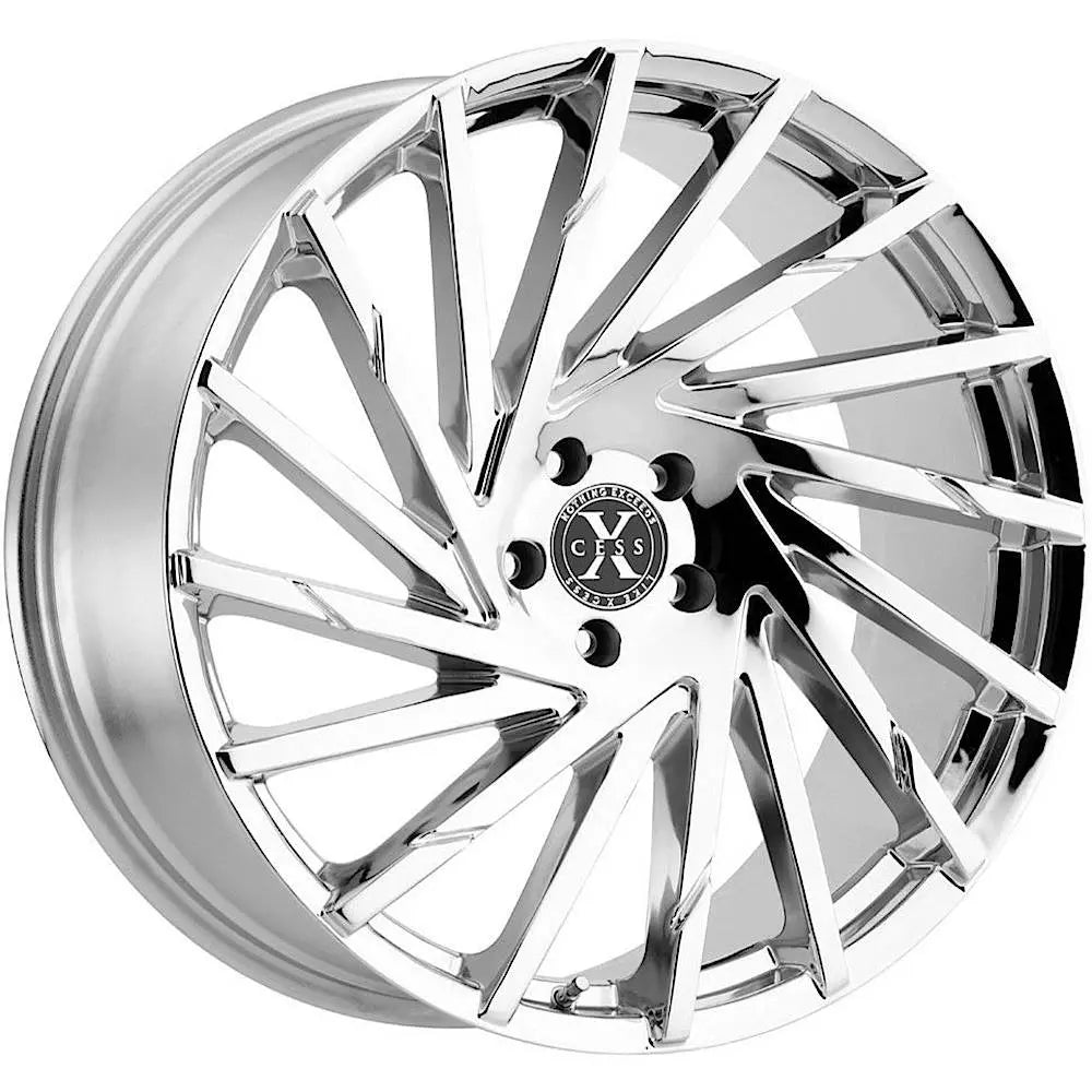 Xcess X02 Chrome wheel