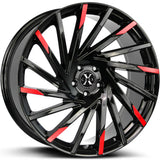 Xcess X02 Black/Red wheel