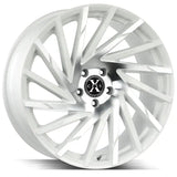 Xcess X02 White Machined wheel