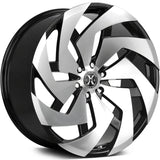 Xcess X04 Black Machined wheel