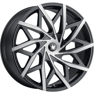 Mazzi Big Easy Black with Machined  wheel