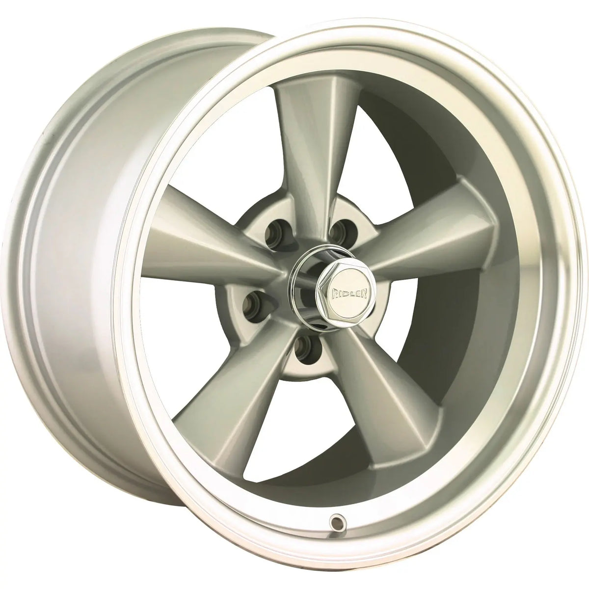 Ridler 675 Silver Machined wheel