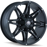 Mayhem RAMPAGE  8090 Matte Black wheel