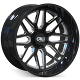 Cali Off-Road INVADER 9115 Gloss Black Milled wheel