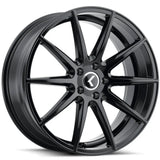 Kraze Cosmos Gloss Black wheel