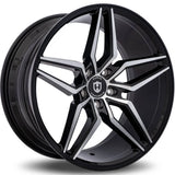 Curva C25 Black Machine Face wheel
