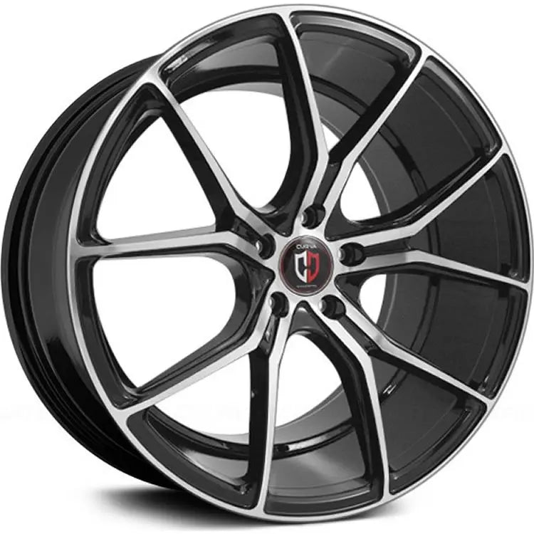 Curva C42 Black Machine Face wheel