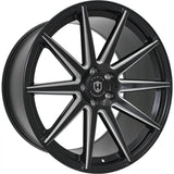 Curva C49 Gloss Black Milled wheel