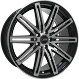 DRW D13 Black Machine Face wheel