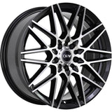 DRW D17 Black Machine Face wheel