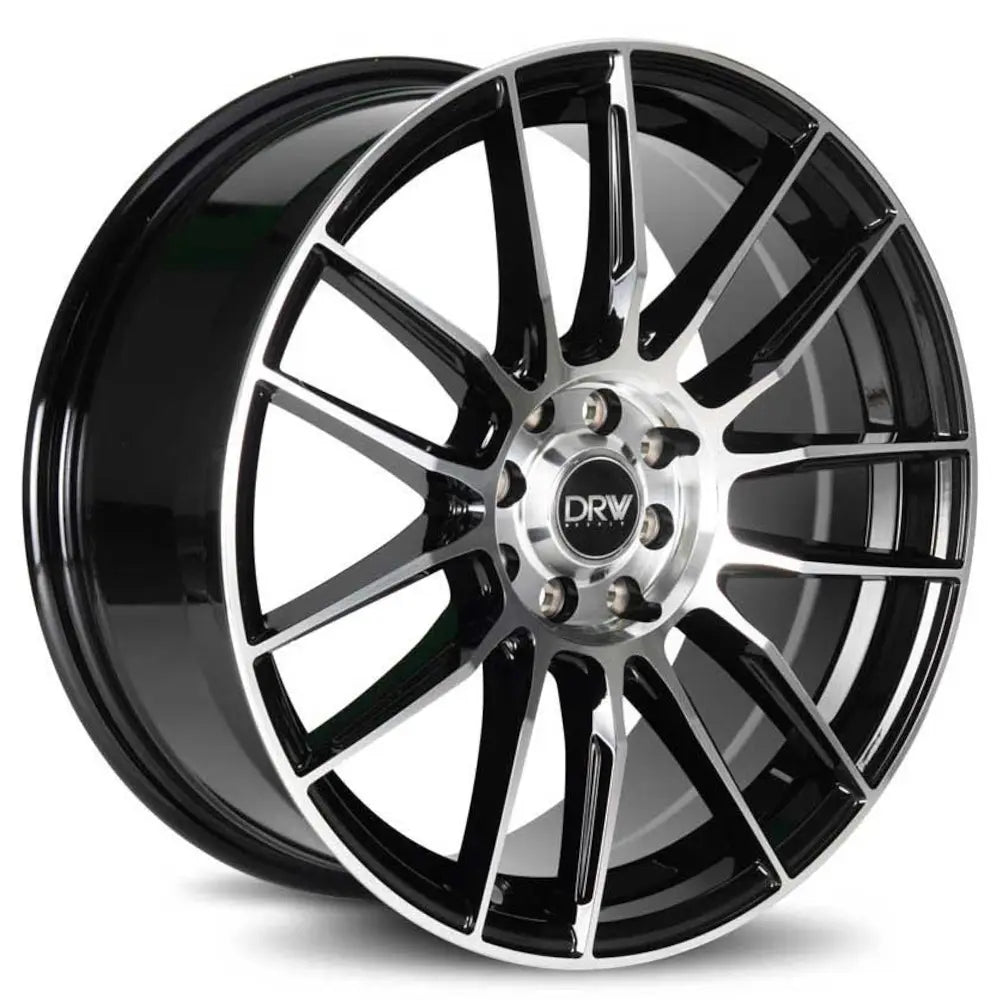 DRW D22 Black Machined Face wheel