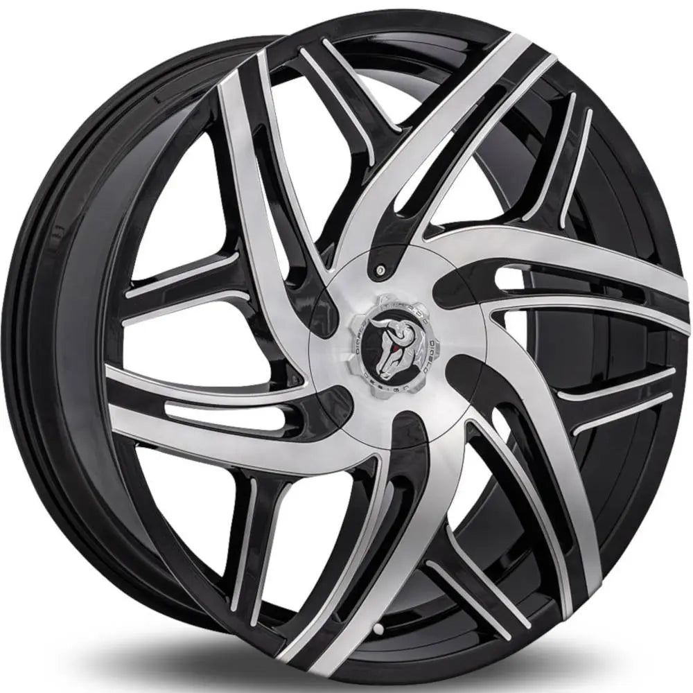 Diablo Hurricane Black with Machined  wheel