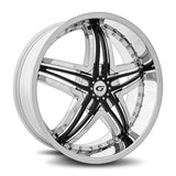 Diablo Blitz Chrome with Black In wheel
