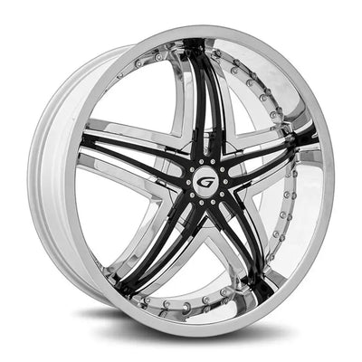 Diablo Blitz Chrome with Black In wheel