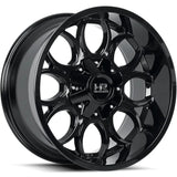 Hardrock Offroad Horseshoe Gloss Black wheel