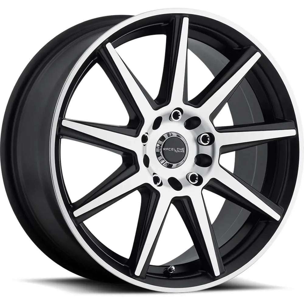 Raceline 144M STORM Black Machined Face wheel
