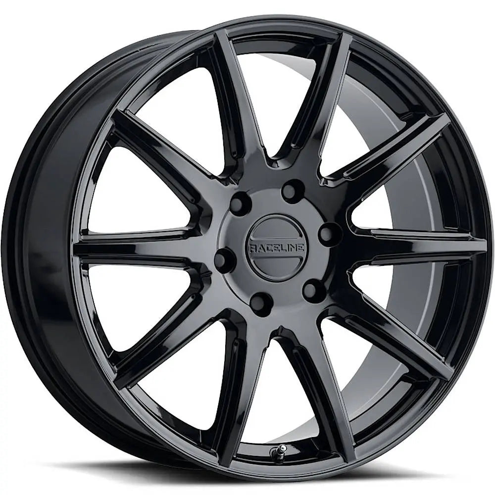 Raceline 159B SPIKE Gloss Black wheel