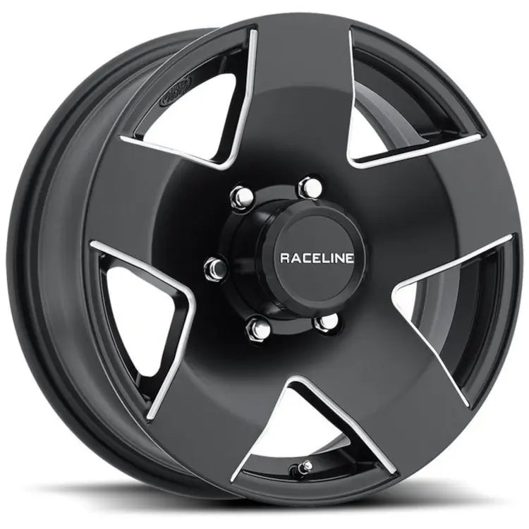 Raceline Maxum Black with Milled Sp wheel