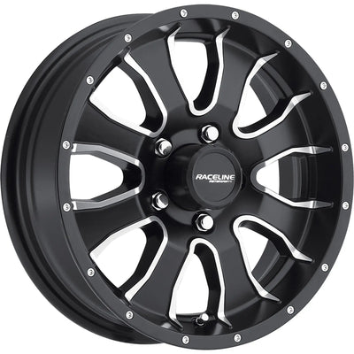 Raceline 860M MAMBA Black Machined Face wheel
