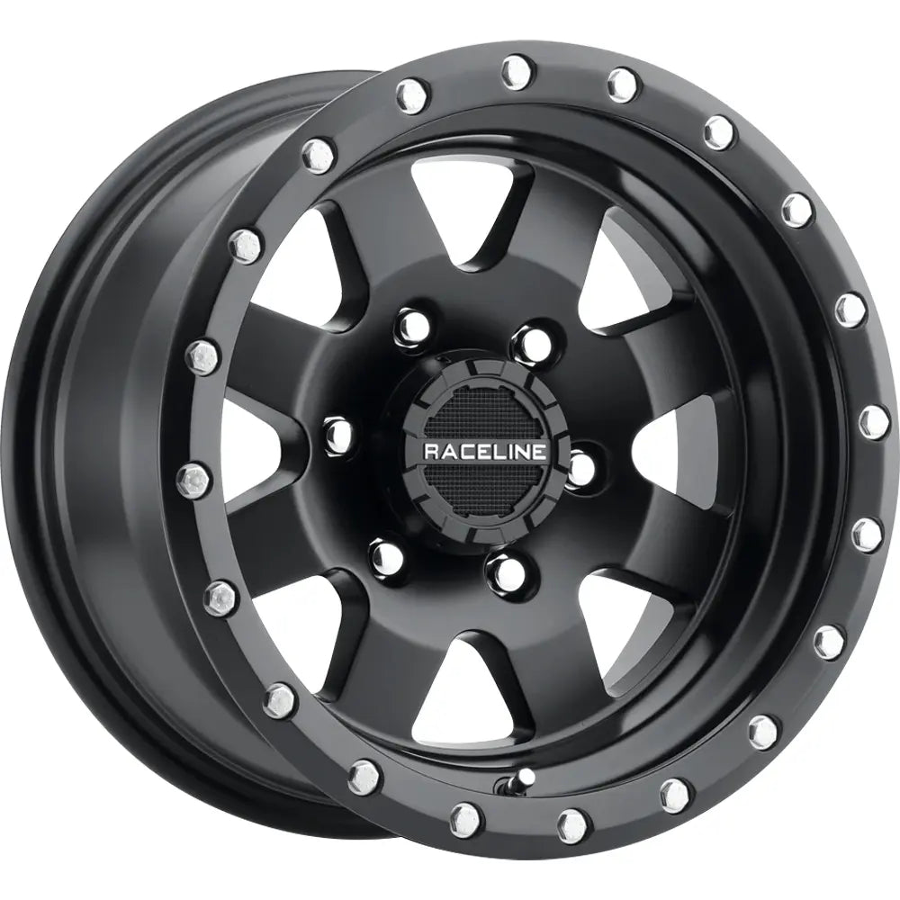 Raceline Defender Trailer Black with a Simulat wheel
