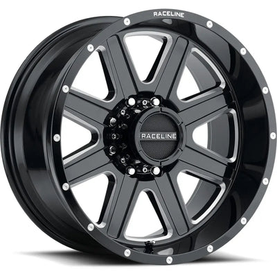 Raceline Hostage Black with Milled Sp wheel