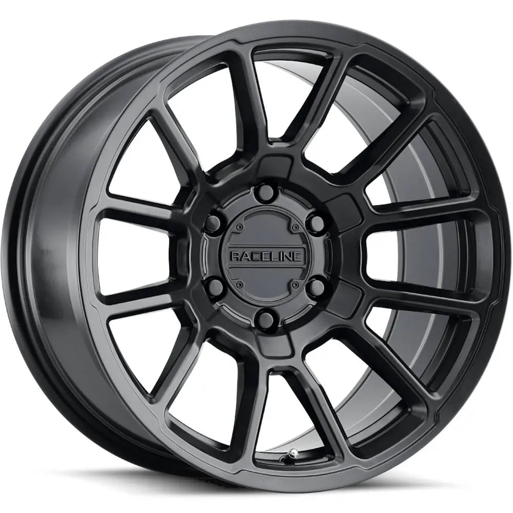 Raceline 950B GAUGE Satin Black wheel