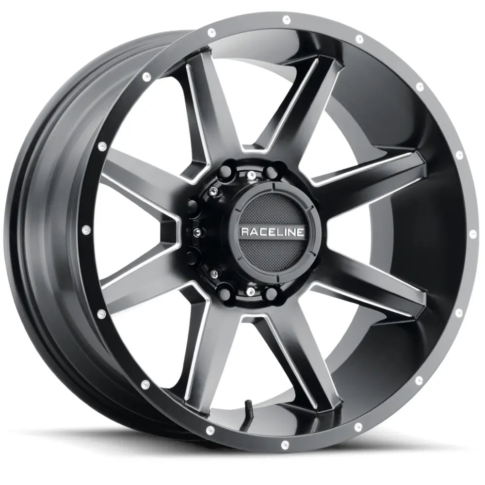 Raceline Stryker Black with Milled Sp wheel