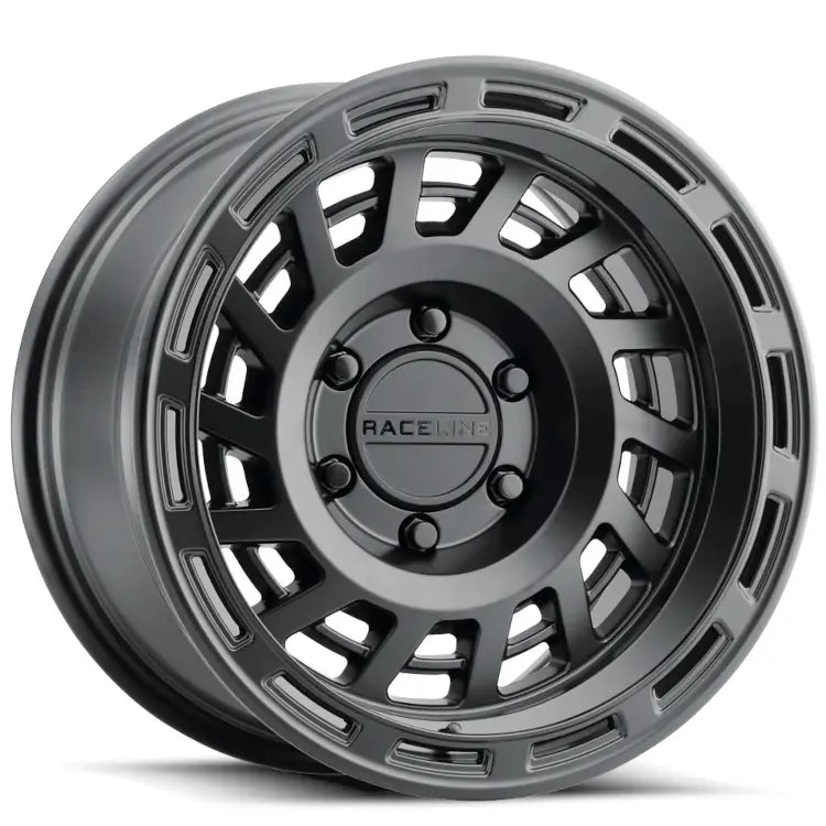 Raceline 957B HALO Satin Black wheel