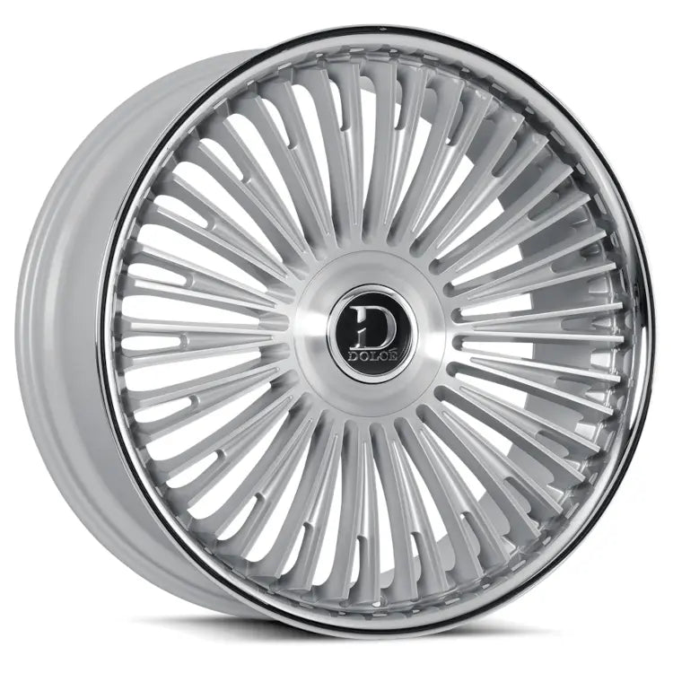 Dolce Razzo Silver with Brushed  wheel