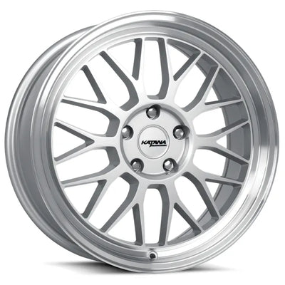 Katana KR06 Silver with a Machin wheel