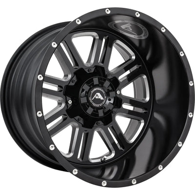 American Off-Road A106 Machined/Milled/Black wheel
