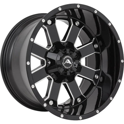 American Off-Road A108 Machined/Milled/Black wheel