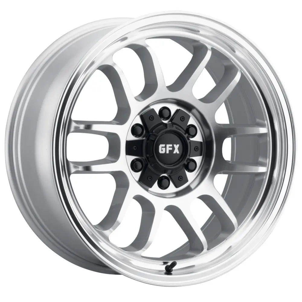G-FX TR28 Silver Machined wheel